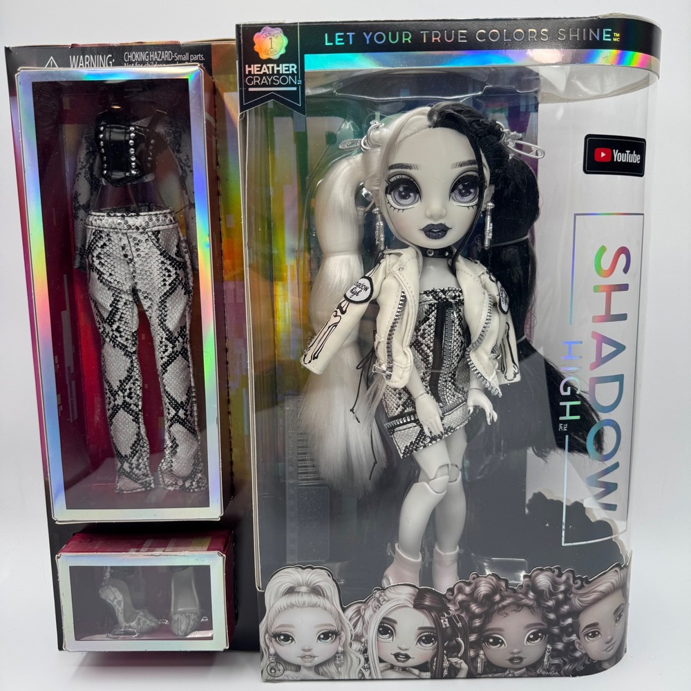Rainbow High Shadow High Doll Heather Grayson Goth new unopened